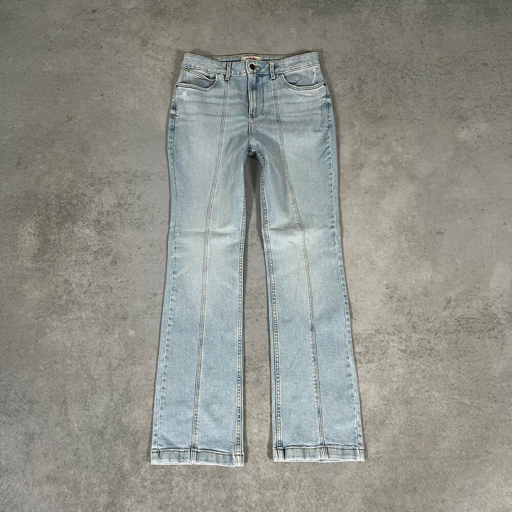 Bootcut High Rise Wrangler Light Denim Jeans Bootcut Western Womens Size: 8